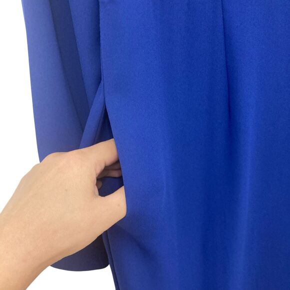 BCBGMAXAZRIA Marcee Royal Blue Wide-Leg Jumpsuit 6 - Picture 11 of 16